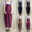 Γυναικείο ελεύθερο ολόσωμο με τσέπες 1