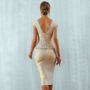 Γυναικείο κοινωνικό τοπ και φούστα B1145 1