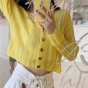 Γυναικείο κοντό πουλόβερ A2325 5