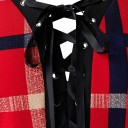 Γυναικείο μακρύ τοπ με καρό σχέδιο 1