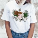 Γυναικείο μπλουζάκι με vegan σχέδιο 7