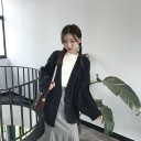 Γυναικείο oversized πουλόβερ με κουμπιά G398 1