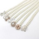 Γυναικείο περιλαίμιο με πέρλες C1011 1