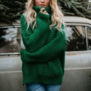 Γυναικείο πλεκτό oversized ρολό 7