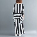 Γυναικείο ριγέ τοπ και παντελόνι 4