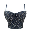 Γυναικείο τζιν crop top 1