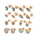 Γυναικείοι σκουλαρίκια με ζιρκόν 1