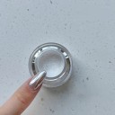 Gyöngyházfényű körömpor Aurora hatás Finom fény Tükörfényű körömdíszítő pigment Pro gél lakk UV TOP COAT 4