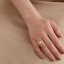 Gyöngyös női gyűrű 5