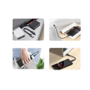 Gyorstöltő rövid kábel 25 cm-es USB A - Lightning 3A Gyorstöltés iPhone iOS eszköz adatszinkronizálása kompakt adatkábel utazási hossz 6