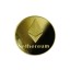 Gyűjthető aranyozott Ethereum érme fém emlékérme kriptovaluta érme utánzata Ethereum kriptoérme 4 cm 2