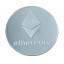 Gyűjthető aranyozott Ethereum érme fém emlékérme kriptovaluta érme utánzata Ethereum kriptoérme 4 cm 4