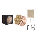 Haar- en baardtrimmer voor kale mannen 7D PRO Drijvende messen Magnetische kop Waterdicht 8,6 x 8,6 x 7,6 cm Roze-gouden Haar- en baardtrimmer 5