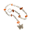 Haaraccessoire 28 cm Haarketting met parels en ster Legering en parels Elegante haarversiering voor vlechten en gevlochten haar 1