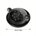 Hachoir à viande rotatif en plastique transparent grand hachoir antidérapant pour viande, chou et légumes noir 3
