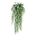 Hængende kunstig blomst med farverige blomster 75 cm Dekoration til væg, balkon eller rækværk Kunstig plante til lejlighed og have 1 stk. 1