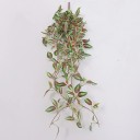 Hængende kunstig klatreplante 75 cm Dekorativ guirlande af plastik til boligindretning, bryllup, balkon eller hængende blomsterpotte 1