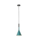 Hængende LED-lysekrone i form af en lille klokke, moderne designlampe, E27-fatning, justerbar pendel, dekorativ indendørsbelysning, 90-260V 4