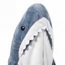 Haifisch Kostüm für Erwachsene Ganzkörperkostüm mit Kapuze Haifischkopf mit Zähnen Polyester und Elasthan für Karneval und Halloween 8