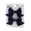 Hair Bows Clips 2 pcs 6.4 x 3.8 cm Elegant Hair Accessory Stylish Bows for Girls and Women Classic Hair Clips Cute Decoration 7