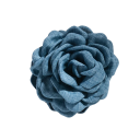 Hair Clip 9 x 9 cm Floral Decorative Hair Clip with Textile Flower Plastic Hair Fastener Women's Hair Accessory 25