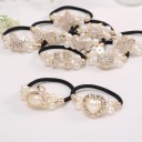 Hair Tie with Pearls and Decorations 9