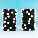 Hair Ties with Pearls - 10 pcs 1