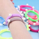 Hair Ties with Pearls - 10 pcs 5