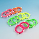 Hair Ties with Pearls - 10 pcs 8