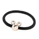 Hair Ties with Silver Decorations - 10 pcs 3