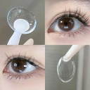 Halbjährliche klare Kontaktlinsen mit Dioptrien -2.25 HEMA 14.0 mm weiche dünne Linsen für den täglichen Gebrauch und zur Sehkorrektur 3