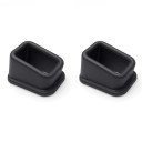 Hållare för bilbältespännen 2 st halkfri silikonfäste slot 4,2 × 7,3 × 5,1 cm inredningstillbehör 2