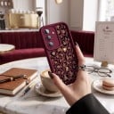 Hållbart silikonfodral för Samsung Galaxy A26 5G med leopardtryck och glittrande effekt Skyddande ram för objektiv Täckt knappar För mobil 3