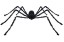 Halloween dekorációs pók 30 cm 1