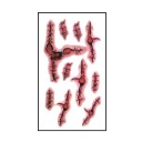 Halloween Fake Tattoo Set 6 pcs 2