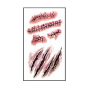 Halloween Fake Tattoo Set 6 pcs 3