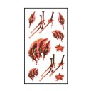 Halloween feikkitatuointisetti 6 kpl 10