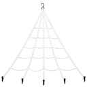 Halloween Giant Spider Web 5 m Triangular Outdoor Decoration With Hook and 5 Ground Stakes Home and Garden Decoration Halloween Decoration 1