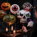 Halloween Inflatable Balloon Set 8 pcs 25 x 24 cm Foil Balloons Pumpkin Skull Eye Hand and Ghost Halloween Decoration and Party Decor 3