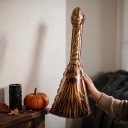 Halloween Koriste Ilmapallot 3 kpl Pystysuora Arkku Varis ja Luuta 110 x 57 cm 50 x 95 cm ja 39 x 93 cm Violetti Musta ja Ruskea 2
