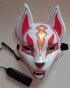 Halloween lysande rävmask 8