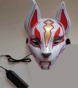 Halloween lysande rävmask 9