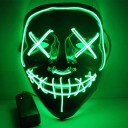Halloween lysende maske 5