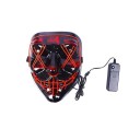 Halloween lysende maske H1055 7