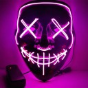 Halloween lysende maske 4