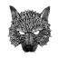 Halloween-Maske H1112 1