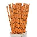 Halloween Paper Straws 50 pcs 3