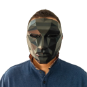 Halloween Schwarze Gesichtsmaske Spezialform Cosplay Party Kostüm Festival Maskerade Dekoration Gruseliger Feiertagszubehör 3