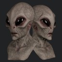 Halloween UFO-maske 1