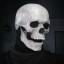 Halloweenowa maska czaszki 2